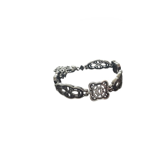 Vintage Brighton Sterling Silver Plated Panel Bracelet Infinity
Open Scroll - Picture 12 of 12